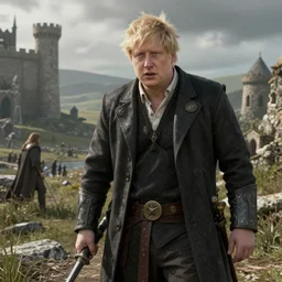 boris johnson in skyrim, videogame cutscene