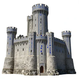 dornish castle from westeros by hildebrandt, whelan and moebius, complex jeweled stonework, lapis lazulli, art nouveau architecture, decorative engraving, beautiful castle, shining metalwork and jewel - encrusted walls, runes, flag, emblem