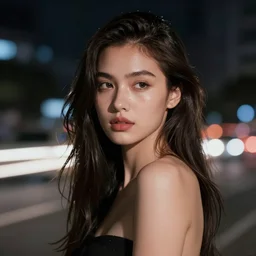 dslr photo of daria, portrait photo, real photo, real camera, extreme detailed face and body, high quality, moody lighting, fast paced lines, sharp quality, enchanting lighting, 8 k