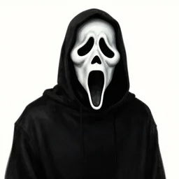 Scream (1996) Ghostface illustrated by Edward Gorey