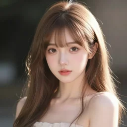 anime style digital character portrait instagirl with beautiful lighting