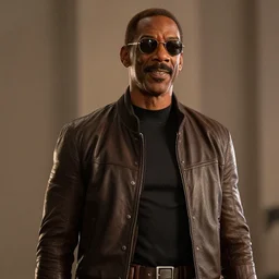 a still of eddie murphy as an avenger, marvel superhero, cinematic lighting