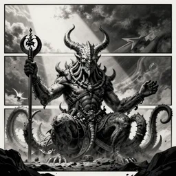 Comic about Cthulhu