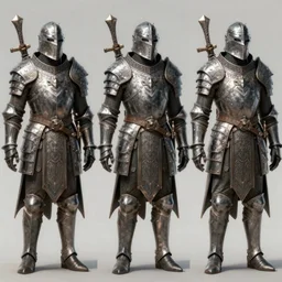 three different views of orcs in armour, intricate beautiful concept art by senior character artist, trending on artstation, artstation hd, full body