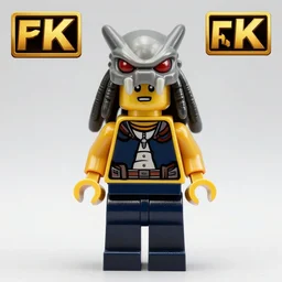 the predator as a lego minifigure, product photo, 8 k
