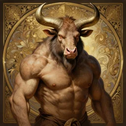 portrait of ricky gervais as a minotaur, d & d, muscular! fantasy, intricate, elegant, highly detailed, digital painting, artstation, concept art, smooth, sharp focus, illustration, art by artgerm and greg rutkowski and alphonse mucha