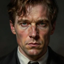 boondock saints as peaky blinders concept art, detailed face, fantasy, highly detailed, cinematic lighting, digital art painting by greg rutkowski