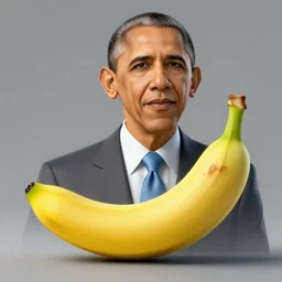 obama as a banana digital art highly detailed 4 k unreal octane render