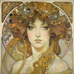 an intricate oil painting of a beautifull woman portrait surounded by hiper detailed inkdrop in water, bumpy mottled skin, fluid acrilic art, by yoshitaka amano, by greg rutkowski, by alphonse mucha by jeremyg lipkinng, by artgerm, octane render