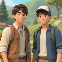 Theo Thess and Quentin on adventure