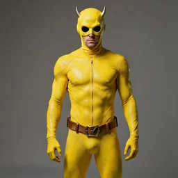 daredevil yellow suit painted by leonardo da vinci 4 k