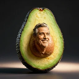 george bush as an avocado