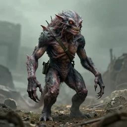 an ww 2 image of an anomalous creature,