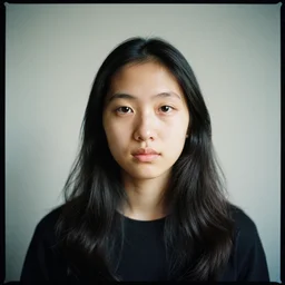 a self portrait of  the Monad, kodak portra
