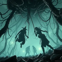 vecna in upsidedown, lovecraftian, post apocalyptic, horror, realistic, ultra realistic, high resolution, intense detail, nuclear fallout, dead fighting the living, cinematic