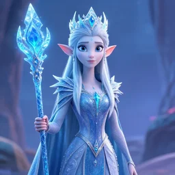 the archfey called'the prince of frost ', by pixar, trending on cgsociety