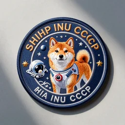 Shiba Inu CCCP,  60s soviet space round mission patch