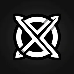 vector art of old symbol on perfect clean black background, featured on behance, clean design, geometric design, vector art, adobe illustrator,