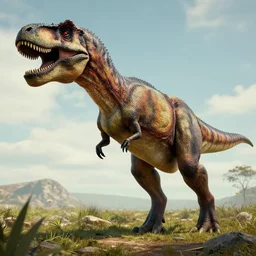 t - rex with extremely long arms