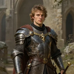bradley james as attractive king arthur pendragon, natural lighting, path traced, high quality, very detailed digital painting, by gaston bussiere, j. c. leyendecker