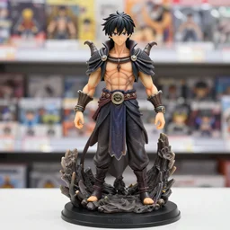 anime figurine of cthulu as a human, personification, official store photo, commercial photo, featured on amiami, 4 k, 8 5 mm, beautiful composition, octane render