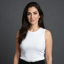 studio photo of a beautiful israeli woman, professional photo