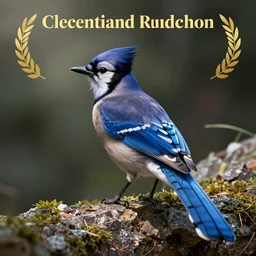 a blue jay digital art.