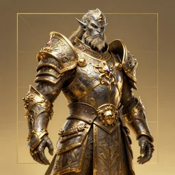 a dungeons and dragons storm giant portrait, intricate ornate armor, subject in the middle of the frame, rule of thirds, golden ratio, elegant, digital painting, octane 4k render, zbrush, hyperrealistic, artstation, concept art, smooth, sharp focus, illustration from Warcraft by Ruan Jia and Mandy Jurgens and Artgerm and William-Adolphe Bouguerea