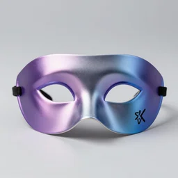 party mask, silky texture, gradient, logo, aesthetic, 4 k, hd