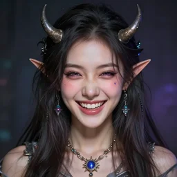 fantasy portrait of a highly rational, giggly psychic, in the style of ruan jia, highly deatiled, 8 k