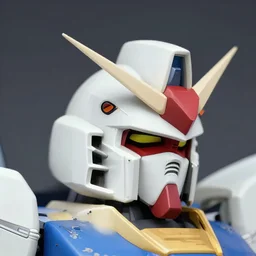gundam head design by yang wang artstation,