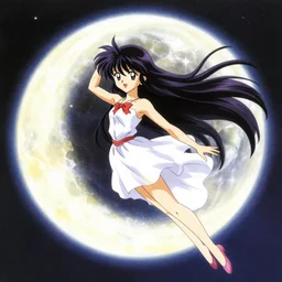 album cover of flying princess moon shadow by akihiko yoshida