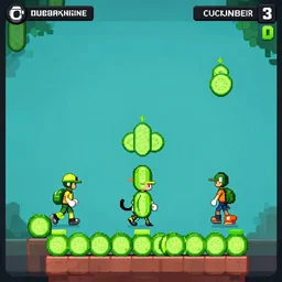 cucumber 3 d jump and run game, unrealengine