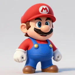 portrait of Super Mario, expressive pose, futuristic, highly detailed, digital painting, artstation, concept art, smooth, sharp focus