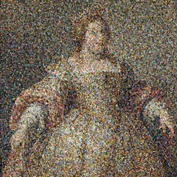 Detailed Baroque painting of mei from overwatch as an regal noblewoman, brocade dress, style of giotto and johfra bosschart, intricate, soft lighting, chubby big bosomy physique |