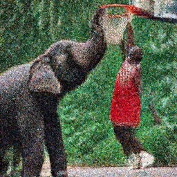 michael jordan dunking on elephant in the jungle