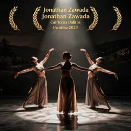 beautiful album cover design featuring beautiful dancers by Jonathan Zawada