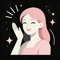pastel, minimal, simplistic, amazing composition, woman, vaporwave, wow, Gertrude Abercrombie, minimalistic graffiti masterpiece, minimalism, 3d abstract render overlayed, black background, psychedelic therapy, trending on ArtStation, ink splatters, pen lines, incredible detail, creative, positive energy, happy, unique, negative space