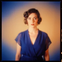 kodak portra 4 0 0, wetplate, motion blur, portrait photo of a studio backdrop, 1 9 2 0 s style, no people, coloured in blueberry and orange, in style of britt marling
