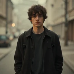 “Medium shot of a character with a blurred face in the style of Greg Rutkowski”