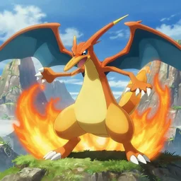 fire type pokemon by albert bierstadt