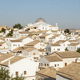old French village heavily influenced by islamic architecture