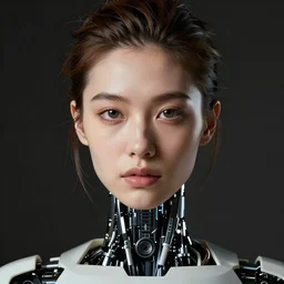 a robot portrait