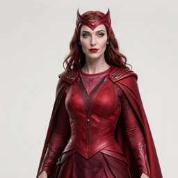 Jesus as the Scarlet Witch, illustrated by Antoine Verney-Carron and J. Lesaffre, trending on artstation, 4k, 8k, artstation 3d, artstation rendering, artstation 3d render, artstation 2d render