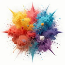 An explosion of colors