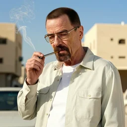 gustavo fring from breaking bad wearing in the city of algiers, smoking a cigarette, luxury, 4 k, high detail, unreal engine, cyberpunk, blur, art station 5