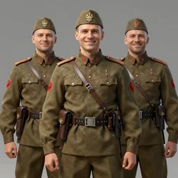 ukrainian soldiers in traditional uniform, happy, concept art, trending on artstation, highly detailed, intricate, sharp focus, digital art, 8 k