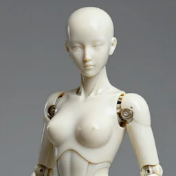 hyper detailed ultra sharp portrait of a porcelain ivory cyborg beautiful woman warrior, well contoured smooth fair skin, up close shot, sharp focus, global illumination, radiant light, biomechanical black corals headdress, laser cut paper leaves, cyberpunk gold brackets, mushrooms, puffballs, rhizomorphs, alexandre ferra white mecha, irakli nadar, octane highly render, 4 k, ultra hd,