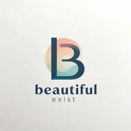 « beautiful logo for blog name exist, design, modern, art »