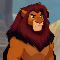 scar, usurper, dark fur, the villain from the disney animated classic the lion king